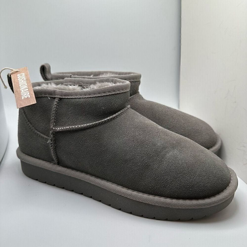 CUSHIONAIRE Women's pull on boot 9 GRAY